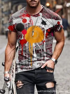 Ropa de calle personalizada del fabricante para hombre, Camiseta extragrande de algodón 100%, Camiseta lisa de punto suave de peso pesado para hombre - Product Image 3