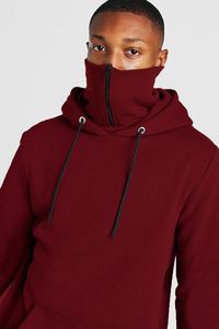 Sudaderas con capucha personalizadas de algodón 100% para hombre, con broche de aleación, lavado ácido pesado, Jersey bordado de alta calidad para invierno - Product Image 4