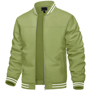 Veste universitaire pour homme en satin 100% polyester, design personnalisé, nouvelle mode, vestes d'hiver pour homme, vestes de baseball universitaires personnalisées - Product Image 1