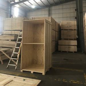 Fabriqué au Vietnam caisses de stockage en bois à 2 niveaux avec porte voûte en bois pliable en gros pour un entreposage efficace - Product Image 4