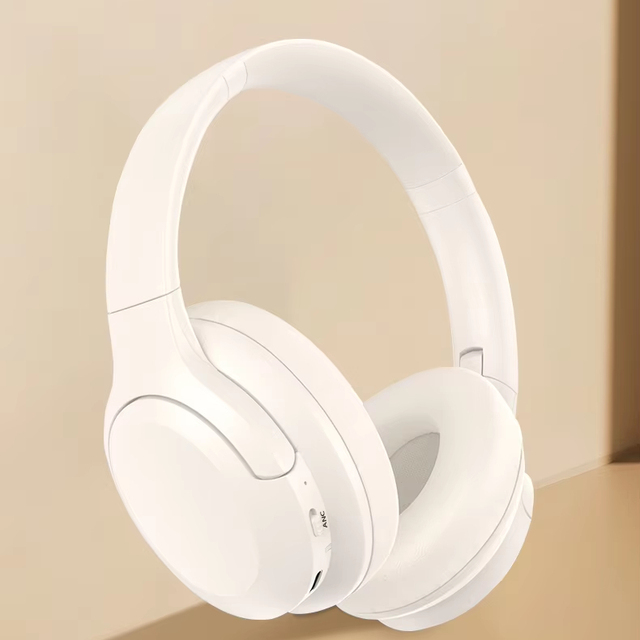 2026 Hot Sale ANC Low Latency Wireless Over-Ear Headsets with Soft Cushion Earcup Foldable Headphones A1