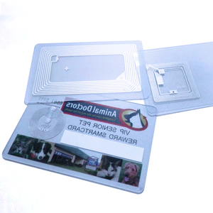 Origin RFID manufacturer wholesale transparent NTAG 213 blank nfc gift <b>secure</b> card - Product Image 4