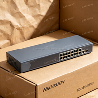 Kit d'interphone vidéo IP HIK Original DS KIS610 P avec boîtier, audio bidirectionnel, déverrouillage à distance, surveillance pour villa et maison