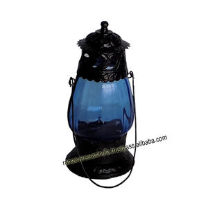 Nuevas linternas colgantes de Metal creativas más calientes con tapa y vidrio para eventos, boda, restaurante, decoración - Product Image 6