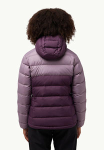 Veste matelassée décontractée pour femmes à capuche, respirante, séchage rapide, coupe-vent, légère, en polyester imprimé brut, rembourrage en coton - Product Image 2