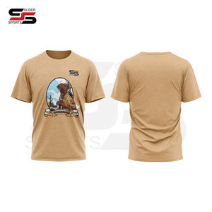 Camiseta en blanco a granel de gran tamaño de alta calidad, camiseta de hombre con LOGO estampado liso de algodón personalizado - Product Image 1