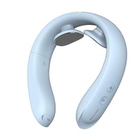 Appareil intelligent électrique sans fil à basse fréquence, acupuncture EMS, masseur cervical à impulsions avec chauffage, batterie 800 mAh
