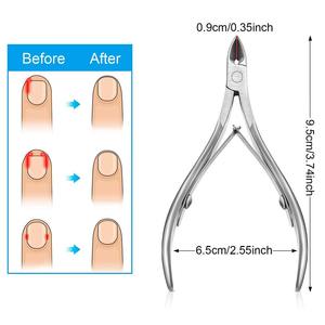 Coupe-cuticules professionnel, outils de suppression des peaux mortes, pinces à ongles en acier inoxydable de qualité supérieure, Pakistan - Product Image 3
