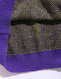 Suéter de Punto Personalizado con Logotipo, Tejido Jacquard de Algodón y Lana, Transpirable, para Hombre, Otoño-Invierno - Product Image 4
