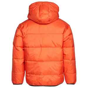 Chaqueta de Invierno con Cremallera y Logotipo Personalizado Reactiva al Calor, Chaqueta Corta Acolchada Gruesa de Color Sólido, Chaqueta Abrigada con Cremallera para Hombre - Product Image 4