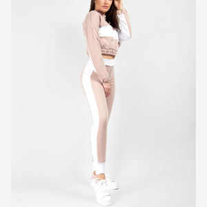 Conjunto Deportivo Personalizado con Capucha y Cremallera para Mujer, Conjunto de Dos Piezas de Algodón para Entrenamiento y Jogging - Product Image 6