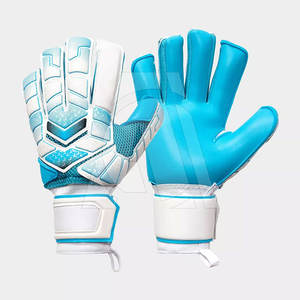 Stock élevé du fabricant-Gants de gardien de but de football en cuir super doux et respirant confortables et réactifs - Product Image 1
