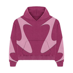 OEM Survêtements de sport d'hiver unisexe, grande taille, respirants, à capuche, coupe ample, en polaire unie, polyester/coton, Antom - Product Image 3