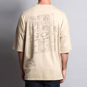 เสื้อยืดแขนสั้นลำลองสำหรับผู้ชายเสื้อยืดขนาดพลัสไซส์ออกแบบโลโก้ได้ตามที่ต้องการสไตล์ใหม่ - Product Image 4