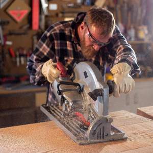 Guantes de cuero vacuno de alta calidad, resistentes al desgaste, para soldadura, protección laboral, construcción, para hombres - Product Image 2