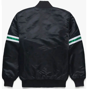 2025 nouvelle veste en Satin pour hommes Streetwear tenue décontracté avec Logo personnalisé meilleure vente motif solide Service OEM disponible - Product Image 5