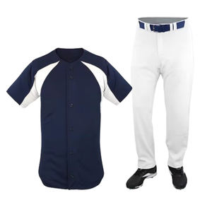 ชุดเครื่องแบบกีฬาสำหรับเยาวชนชุดเสื้อเจอร์ซีย์เล่นเบสบอลพิมพ์ลายตามชื่อแบบกำหนดเองพร้อมกางเกงชุดเล่นซอฟต์บอล - Product Image 1