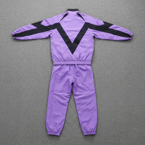 Vêtements de sport de plein air d'hiver à logo personnalisé pour hommes, survêtements réfléchissants 100% coton, veste de survêtement à cordon coupe-vent bon marché - Product Image 5