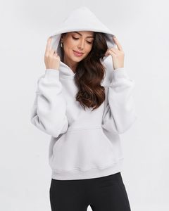 Wholesale OEM Womens Hoodie Long Sleeve Fleece <b>Sweatshirt</b> Custom Embroidered Pullover Design Direct Factory Supplier - Product Image 3