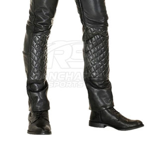 Men Leather Pants Lightweight Casual Dark Eco-Friendly Breathable Trendy Slim Fit Classic Modern Style - Product Image 6