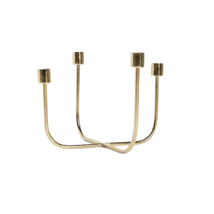 Bougeoir votif fait à la main de qualité supérieure, décoration de fête, support de bougie luxueux, support en métal doré à vendre - Product Image 6