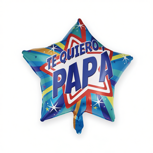 Palloncino in Foil 'Te Quiero Papa' a Forma di Stella 45cm per Decorazioni Festive - Product Image 2