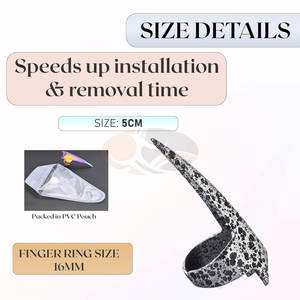 Pince à cheveux professionnelle en acier inoxydable pour usage commercial, durable, pour dreadlocks, perruques, bouclage, tissage, tressage, peigne à cheveux - Product Image 3