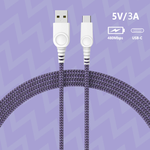 สายชาร์จเร็วแบบถักชนิด Type-C ถึง Type-C ระดับพรีเมียม เสื้อแจ็คเก็ต PVC ที่ทนทานเสริมความเร็วสูงสำหรับสมาร์ทโฟนแท็บเล็ตแล็ปท็อป - Product Image 6