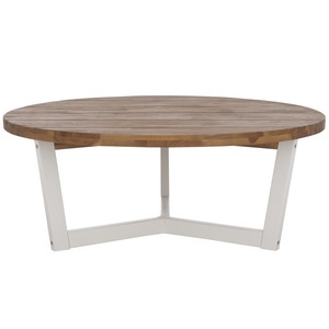 Diseño de mesa de centro de metal de aluminio superior redondo moderno para decoración de dormitorio de sala de estar portátil - Product Image 4