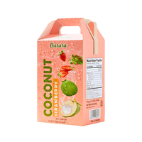 Aardbei Kokos Fruit- en Groentesap Drankje 330ml Blik Private Label OEM ODM Klaar om te drinken
