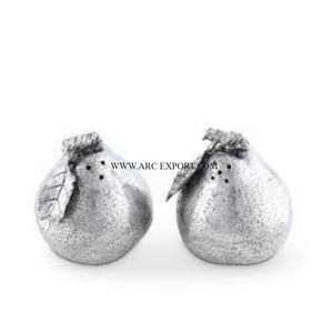 Trending New Collection Table Decorativo Aluminio Sal y pimienta Juego de 2 Forma personalizada Hogar y cocina Sal Pimienta - Product Image 3