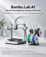 Imprimante 3D A1 FDM haute vitesse, calibrage automatique complet, multicolores, filament 1,75 mm, imprimante 3D de bureau pour la maison et les créateurs