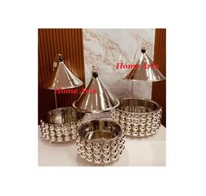 Plato de frotamiento de comida de acero inoxidable diseño antiguo plato de frotamiento de comida de Color plateado para proveedor mayorista - Product Image 4