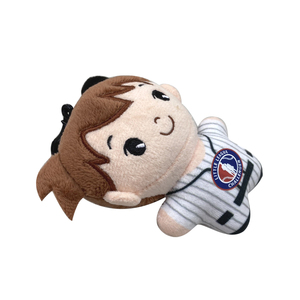 Porte-clés rond en peluche personnalisé, tendance mode, figurine de simulation à la mode, icône de marque, breloque de sac - Product Image 6