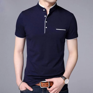Top Tendance Nouveau Dernier Polo à la Mode pour Hommes Conceptions de Chemises pour Hommes T-shirts Polo Imprimés Personnalisés - Product Image 3