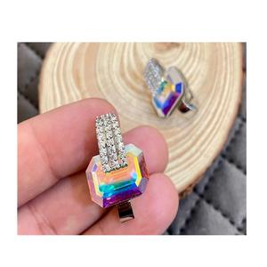 Lujosos pendientes elegantes para mujer, pendientes elegantes para fiesta, accesorios de moda con piedra de circón para regalos - Product Image 2