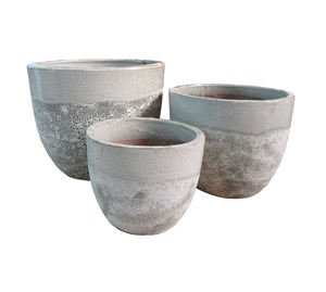 Macetas de cerámica esmaltada Atlantis al por mayor, macetas de cerámica con orificio de drenaje para decoración del hogar y jardín - Product Image 2