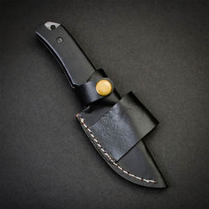 Cuchillo desollador de acero de Damasco de estilo tradicional, ideal para campistas, trabajadores al aire libre y coleccionistas, cuchillo desollador de acero de Damasco - Product Image 2