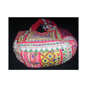 Bolso Banjara Vintage, nuevo diseño, forro de algodón con cierre de cremallera, bordado, decoración, precio bajo, bolso indio del proveedor - Product Image 5