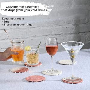 Cotton Rope <b>Table</b> <b>Coaster</b> With Beast Design for Parties and Other Functions Tableware Decorative Mat & Pad - Product Image 5
