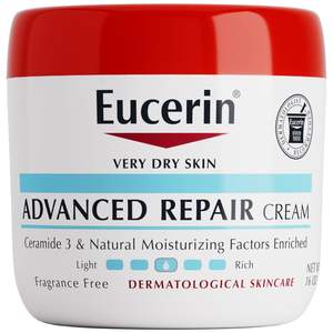 Crème réparatrice avancée Eucerin, lotion pour le corps parfumée, pour peaux sèches, hydratation longue durée - Product Image 2