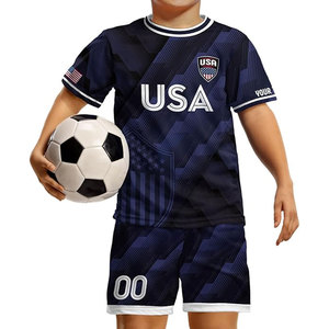 Maillot de football américain personnalisé, tenue de supporter de l'équipe américaine, nom et numéro personnalisés, unisexe, court, imperméable, séchage rapide, respirant - Product Image 5