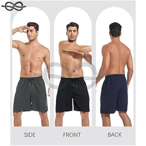 Short athlétique de gymnastique pour hommes, short de basket-ball à séchage rapide, entraînement de course à pied, entraînement décontracté - Product Image 4