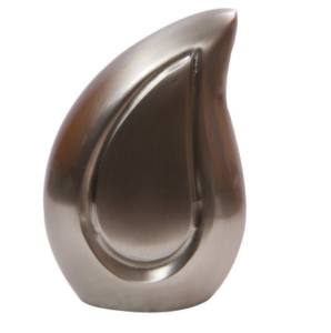 Pink Enamel Aluminium Teardrop Cremation <b>Urns</b> Hot Selling <b>Large</b> Human Ashes Metal <b>Urns</b> With Teardrop Shape - Product Image 4