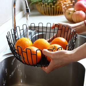 Cesta de frutas de metal de alta calidad, solución de almacenamiento decorativa hecha a mano para el hogar y la cocina, uso multiusos - Product Image 5