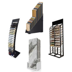 Présentoir de carreaux de pierre en métal personnalisé avec hauteur réglable et pour la conception - Product Image 6