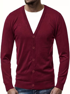 Wholesale <b>Men's</b> Fleece Cardigan <b>Jumper</b> Fashion Style Casual Custom Classic Customized High Quality <b>Turtle</b> <b>Neck</b> Sweater <b>for</b> <b>Men</b> - Product Image 2