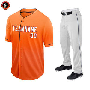 เครื่องแบบเบสบอลของผู้ชายทรงสลิมฟิตชุดกีฬาแบบใหม่พร้อมคุณสมบัติระบายอากาศชุดออกแบบโลโก้ได้ตามต้องการ - Product Image 3