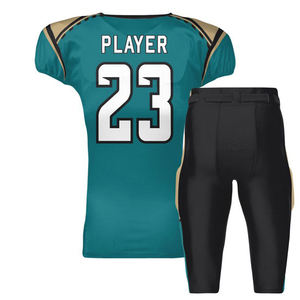 ชุดฟุตบอลอเมริกันสำหรับผู้ใหญ่ผ้าโพลีเอสเตอร์100% ออกใหม่ออกแบบได้ตามที่ต้องการ - Product Image 5