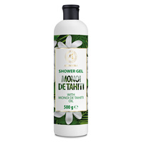 Gel Douche Monoi de Tahiti à la Fleur de Tiaré – Lavant Corporel Hydratant, Nourrissant, Parfumé, Aromathérapie Florale Tropicale – OEM, Marque Privée